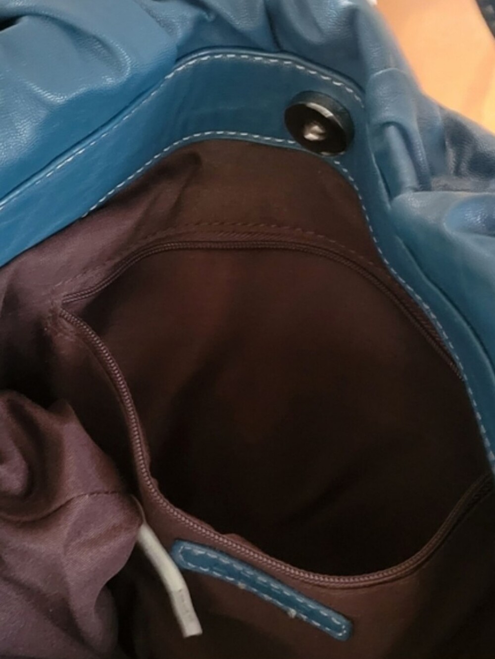 APT 9 LAFAYETTE Turquoise Hobo Shoulder Bag - Picture 8 of 10